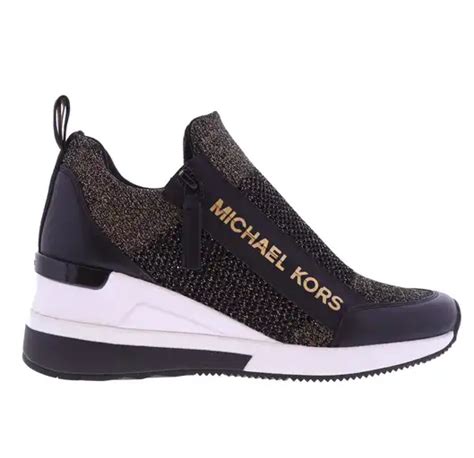 michael kors sneakers zwart|michael kors denim sneakers.